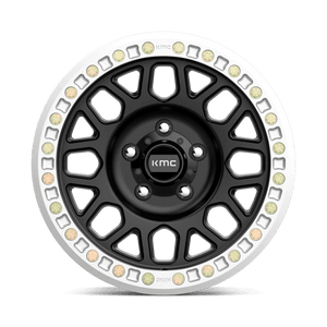 KMC KM234 GRENADE DESERT BEADLOCK Satin Black 20x9 -12 5x127mm 71.5mm - Wheelwiz