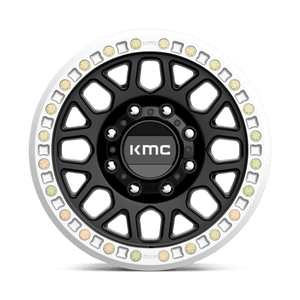 KMC KM234 GRENADE DESERT BEADLOCK Satin Black 20x9 -12 8x165.1mm 125.1mm - Wheelwiz