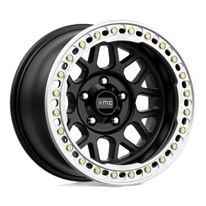 KMC KM235 GRENADE CRAWL BEADLOCK Satin Black 17x8.5 0 6x139.7mm 108mm - Wheelwiz