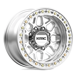 KMC KM235 GRENADE CRAWL BEADLOCK Machined 17x9 -38 8x165.1mm 125.1mm - Wheelwiz