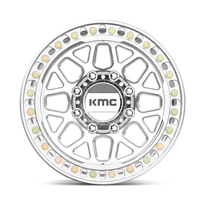 KMC KM235 GRENADE CRAWL BEADLOCK Machined 17x9 -38 8x165.1mm 125.1mm - Wheelwiz