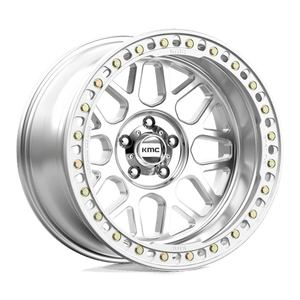 KMC KM235 GRENADE CRAWL BEADLOCK Machined 20x10 -48 5x127mm 71.5mm - Wheelwiz