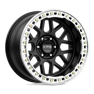 KMC KM235 GRENADE CRAWL BEADLOCK Satin Black 20x10 -48 6x139.7mm 108mm - Wheelwiz