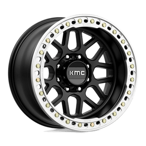 KMC KM235 GRENADE CRAWL BEADLOCK Satin Black 20x10 -48 8x170mm 125.1mm - WheelWiz