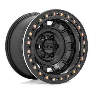 KMC KM236 TANK BEADLOCK Satin Black 17x9 -38 8x165.1mm 125.1mm