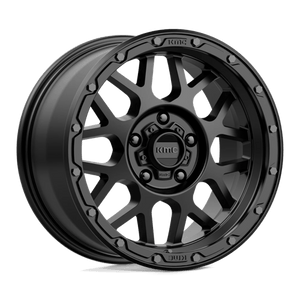 KMC KM535 GRENADE OFF-ROAD Matte Black 17x9 +18 5x127mm 71.5mm - Wheelwiz
