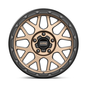 KMC KM535 GRENADE OFF-ROAD Matte Bronze Matte Black Lip 17x9 +18 5x127mm 71.5mm - Wheelwiz