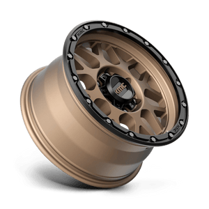 KMC KM535 GRENADE OFF-ROAD Matte Bronze W/ M-black Lip 17x9 +18 6x114.3mm 66.1mm - Wheelwiz