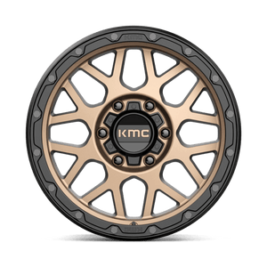 KMC KM535 GRENADE OFF-ROAD Matte Bronze W/ M-black Lip 17x9 +18 6x114.3mm 66.1mm - Wheelwiz