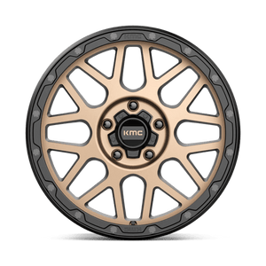 KMC KM535 GRENADE OFF-ROAD Matte Bronze W/ M-black Lip 18x8.5 +35 5x120mm 64.2mm - Wheelwiz