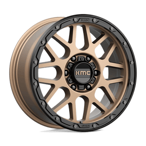 KMC KM535 GRENADE OFF-ROAD Matte Bronze W/ M-black Lip 18x8.5 +35 6x135mm 87.1mm - Wheelwiz