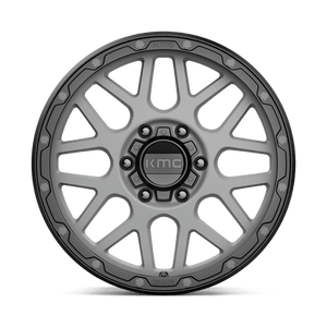 KMC KM535 GRENADE OFF-ROAD Matte Gray W/ Matte Black Lip 18x8.5 +35 6x135mm 87.1mm - Wheelwiz