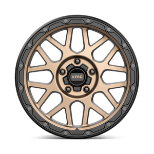 KMC KM535 GRENADE OFF-ROAD Matte Bronze W/ M-black Lip 18x8.5 0 5x127mm 78.1mm - Wheelwiz