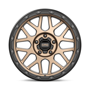 KMC KM535 GRENADE OFF-ROAD Matte Bronze W/ M-black Lip 18x8.5 0 5x139.7mm 78.1mm - Wheelwiz