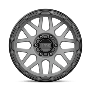 KMC KM535 GRENADE OFF-ROAD Matte Gray W/ Matte Black Lip 18x8.5 0 6x135mm 87.1mm - Wheelwiz