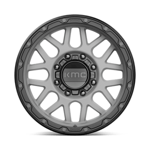 KMC KM535 GRENADE OFF-ROAD Matte Gray W/ Matte Black Lip 18x8.5 0 8x165.1mm 125.1mm - Wheelwiz