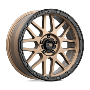 KMC KM535 GRENADE OFF-ROAD Matte Bronze Matte Black Lip 20x9 +18 5x127mm 71.5mm - WheelWiz
