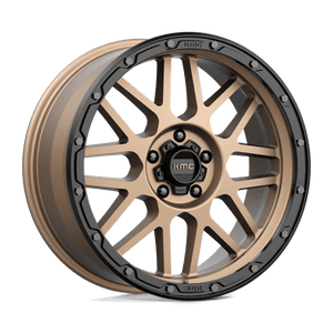 KMC KM535 GRENADE OFF-ROAD Matte Bronze Matte Black Lip 20x9 +18 5x127mm 71.5mm - WheelWiz