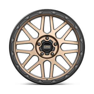KMC KM535 GRENADE OFF-ROAD Matte Bronze Matte Black Lip 20x9 +18 5x127mm 71.5mm - WheelWiz