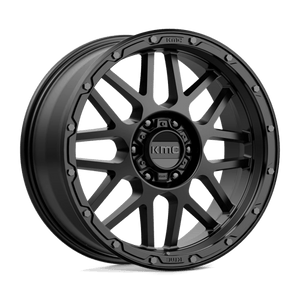 KMC KM535 GRENADE OFF-ROAD Matte Black 20x9 +18 6x135mm 87.1mm - Wheelwiz