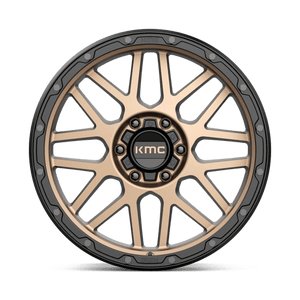KMC KM535 GRENADE OFF-ROAD Matte Bronze W/ M-black Lip 20x9 +18 6x135mm 87.1mm - Wheelwiz