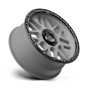 KMC KM535 GRENADE OFF-ROAD Matte Gray W/ Matte Black Lip 20x9 +18 6x135mm 87.1mm - Wheelwiz