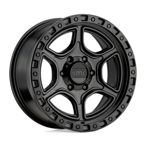 KMC KM539 PORTAL Satin Black 18x8.5 +18 6x120mm 66.9mm - WheelWiz