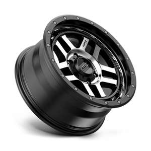 KMC KM540 RECON Satin Black Machined 18x8.5 0 6x120mm 66.9mm - Wheelwiz
