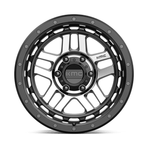KMC KM540 RECON Satin Black Machined 18x8.5 0 6x120mm 66.9mm - Wheelwiz