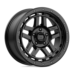 KMC KM540 RECON Satin Black 18x8.5 +18 5x127mm 71.5mm - Wheelwiz