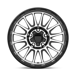 KMC KM542 IMPACT Satin Black Machined 17x9 +18 6x139.7mm 106.1mm