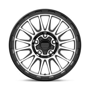 KMC KM542 IMPACT Satin Black Machined 17x8 +38 5x108mm 72.6mm - Wheelwiz