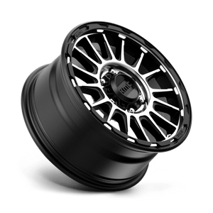 KMC KM542 IMPACT Satin Black Machined 16x8 0 6x139.7mm 106.1mm - Wheelwiz
