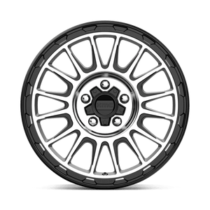 KMC KM542 IMPACT Satin Black Machined 17x8 +35 5x114.3mm 72.6mm - Wheelwiz