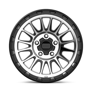 KMC KM542 IMPACT Satin Black Machined 17x8.5 0 5x127mm 71.5mm - Wheelwiz