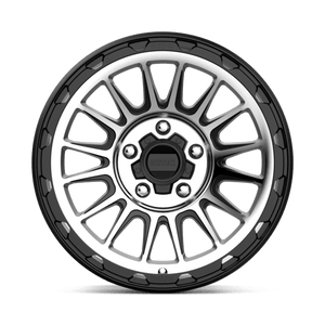 KMC KM542 IMPACT Satin Black Machined 17x8.5 0 5x127mm 71.5mm - Wheelwiz