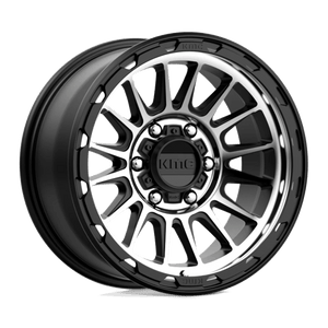 KMC KM542 IMPACT Satin Black Machined 17x8.5 0 6x139.7mm 106.1mm - Wheelwiz