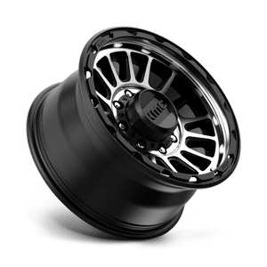 KMC KM542 IMPACT Satin Black Machined 17x8.5 0 8x180mm 124.2mm - Wheelwiz
