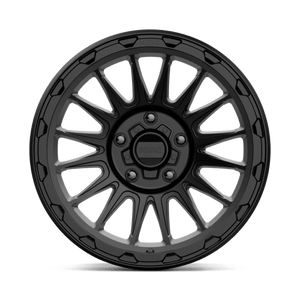 KMC KM542 IMPACT Satin Black 17x9 -12 5x127mm 71.5mm - Wheelwiz