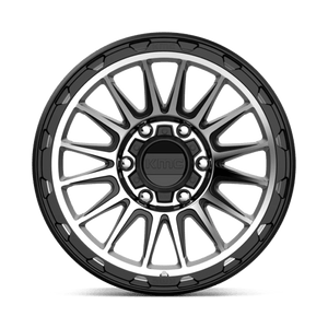 KMC KM542 IMPACT Satin Black Machined 17x9 -12 6x139.7mm 106.1mm - Wheelwiz