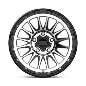 KMC KM542 IMPACT Satin Black Machined 17x9 +18 5x127mm 71.5mm - Wheelwiz