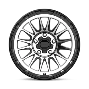 KMC KM542 IMPACT Satin Black Machined 17x9 +18 5x127mm 71.5mm