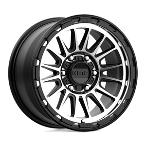 KMC KM542 IMPACT Satin Black Machined 17x9 +18 6x135mm 87.1mm - Wheelwiz