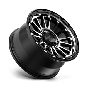 KMC KM542 IMPACT Satin Black Machined 17x9 +18 6x139.7mm 106.1mm - Wheelwiz