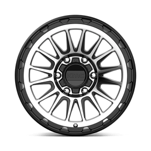 KMC KM542 IMPACT Satin Black Machined 17x9 +18 6x114.3mm 66.1mm - Wheelwiz