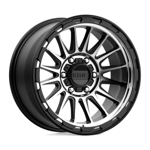 KMC KM542 IMPACT Satin Black Machined 18x9 0 6x139.7mm 106.1mm - Wheelwiz