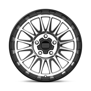 KMC KM542 IMPACT Satin Black Machined 18x9 +18 5x127mm 71.5mm - Wheelwiz