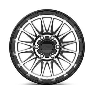 KMC KM542 IMPACT Satin Black Machined 18x9 +18 6x114.3mm 66.1mm - Wheelwiz