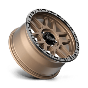 KMC KM544 MESA Matte Bronze W/ Black Lip 18x9 +25 5x150mm 110.1mm - Wheelwiz
