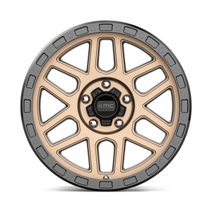 KMC KM544 MESA Matte Bronze W/ Black Lip 18x9 +18 5x127mm 71.5mm - Wheelwiz
